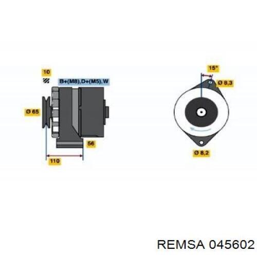 045602 Remsa Колодки передние