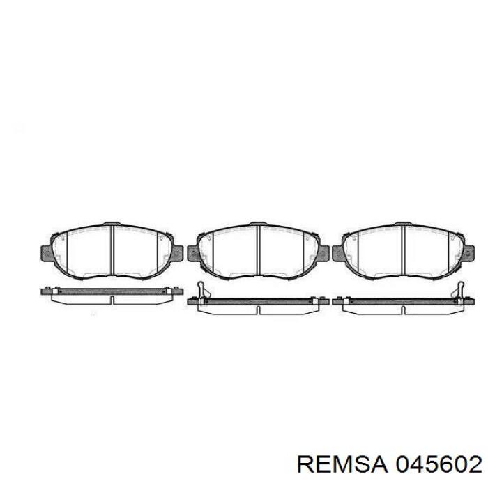 Передние тормозные колодки 045602 Remsa