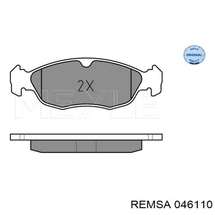Купить 046110 Remsa Колодки тормозные