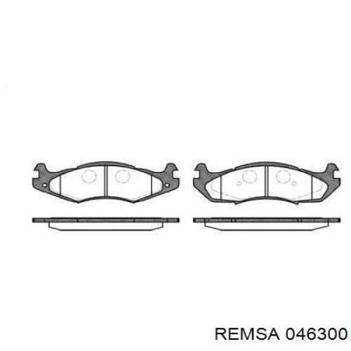 Передние тормозные колодки 046300 Remsa