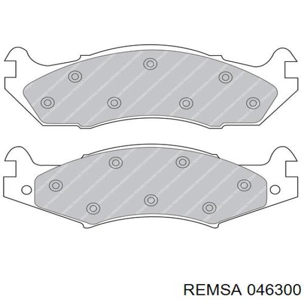Купить 046300 Remsa Колодки тормозные