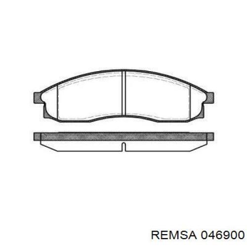 Передние тормозные колодки 046900 Remsa