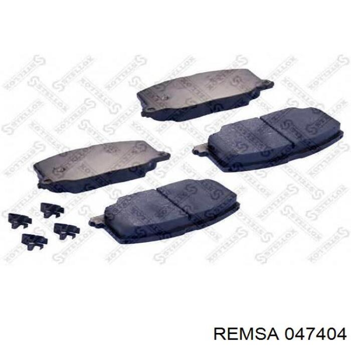 Передние тормозные колодки 047404 Remsa