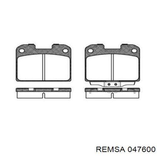 Задние тормозные колодки 047600 Remsa