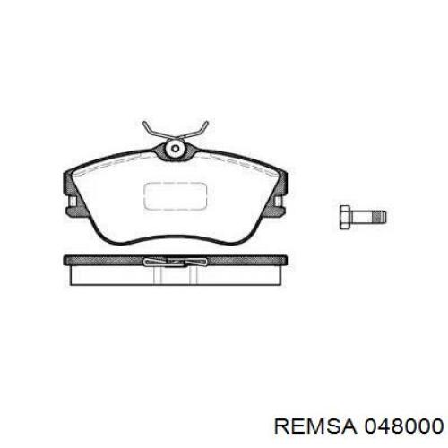 Тормозные колодки Remsa 048000