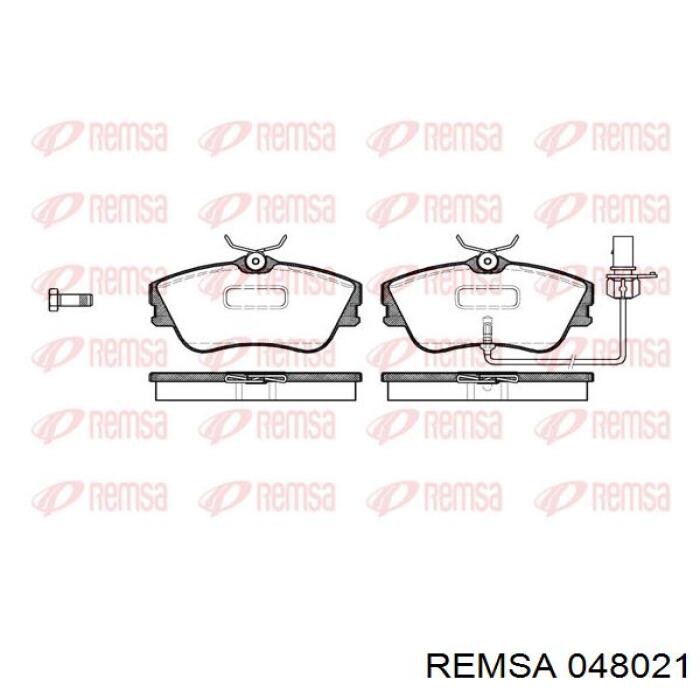 Купить 048021 Remsa Колодки тормозные