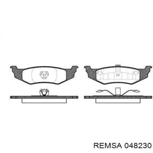 Задние тормозные колодки 048230 Remsa