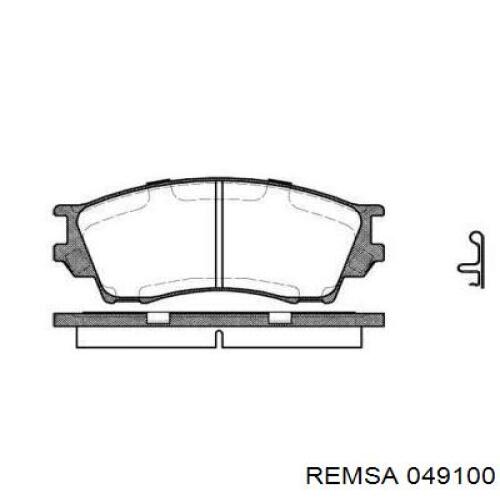 Передние тормозные колодки 049100 Remsa