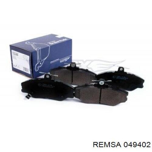 Передние тормозные колодки 049402 Remsa