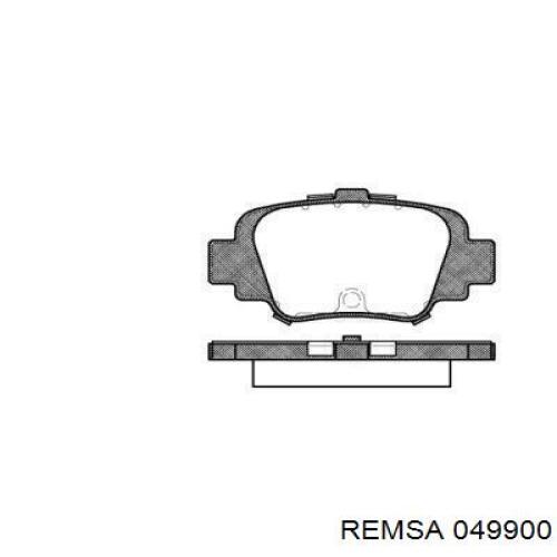 Задние тормозные колодки 049900 Remsa