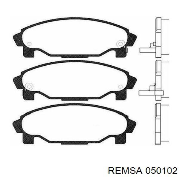 050102 Remsa Колодки передние