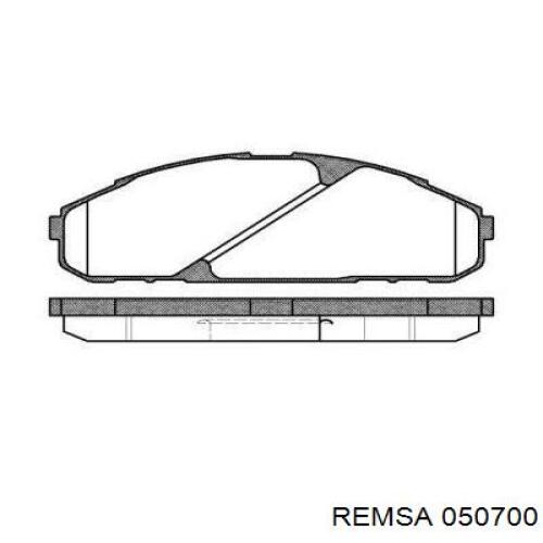 Передние тормозные колодки 050700 Remsa