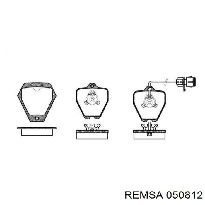 Колодки Remsa 050812 цена, от 46.92 USD