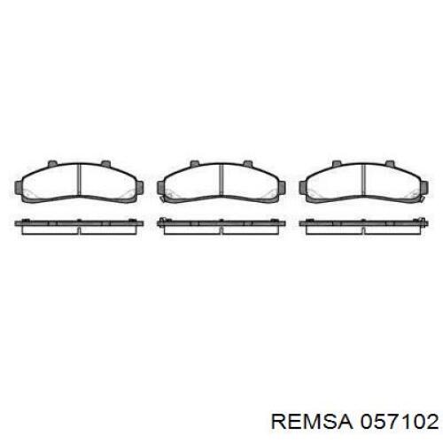 057102 Remsa передние тормозные колодки