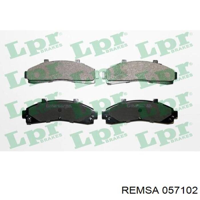 Передние тормозные колодки 057102 Remsa