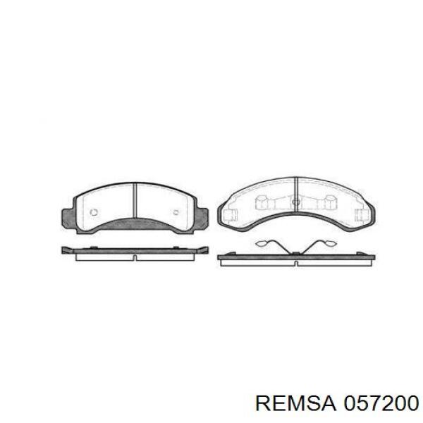 Передние тормозные колодки 057200 Remsa