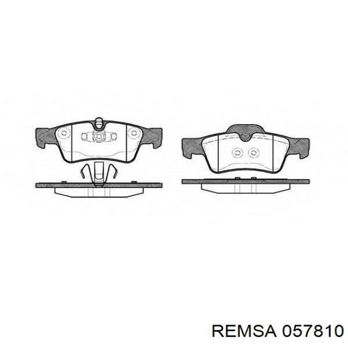 Колодки Remsa 057810 цена, от 26.30 USD