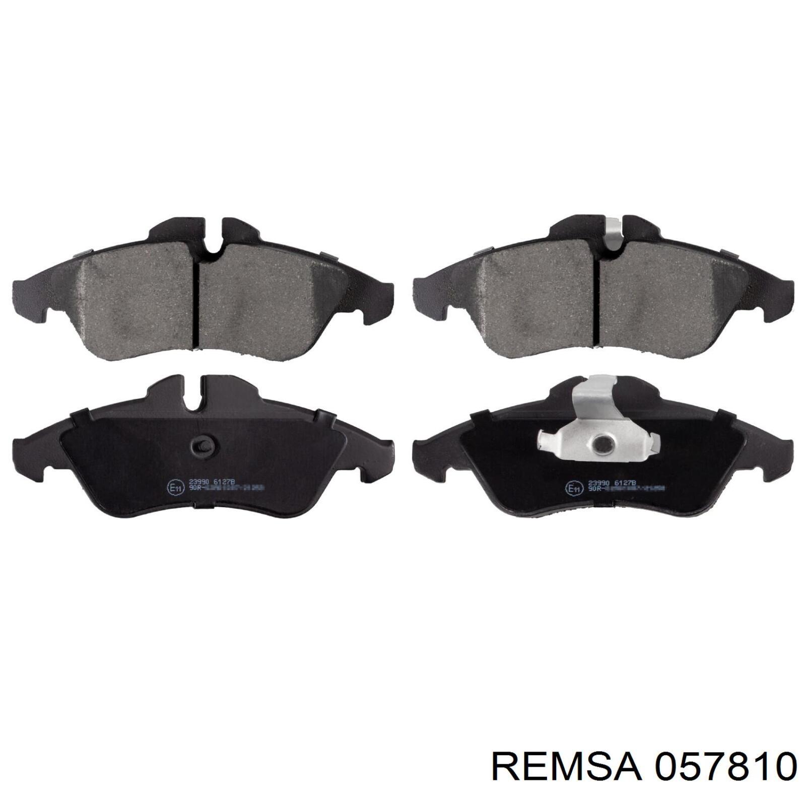 Купить 057810 Remsa Колодки тормозные