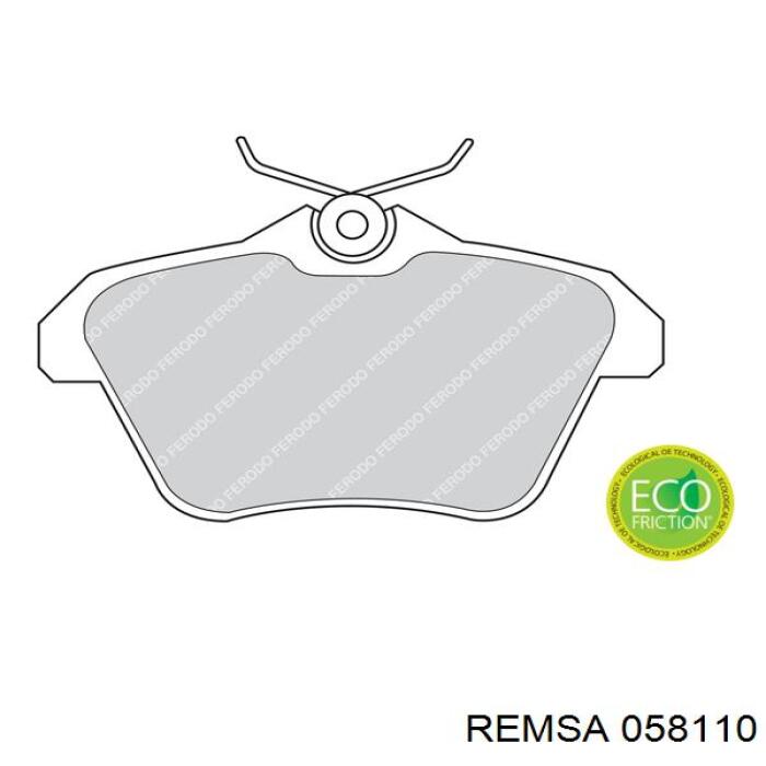 Колодки дисковые  Remsa 058110 цена, от 27.84 USD