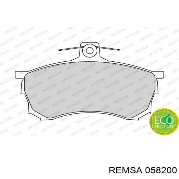 058200 Remsa Колодки передние