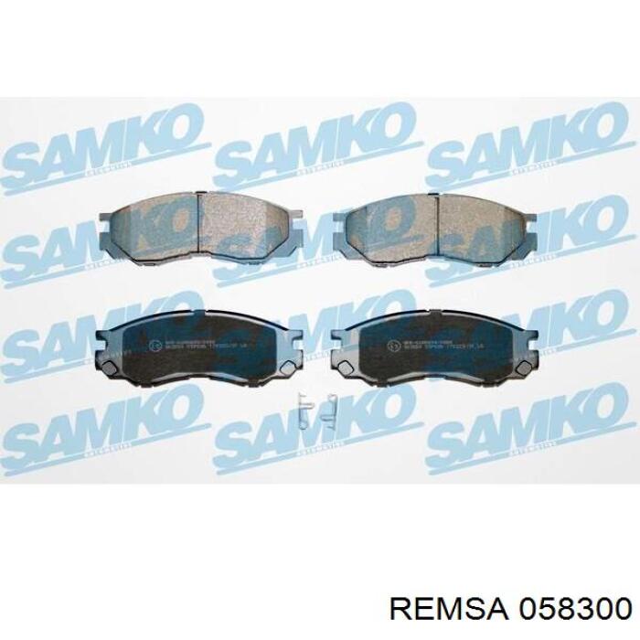 Передние тормозные колодки 058300 Remsa