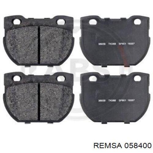 Задние дисковые колодки Remsa 058400
