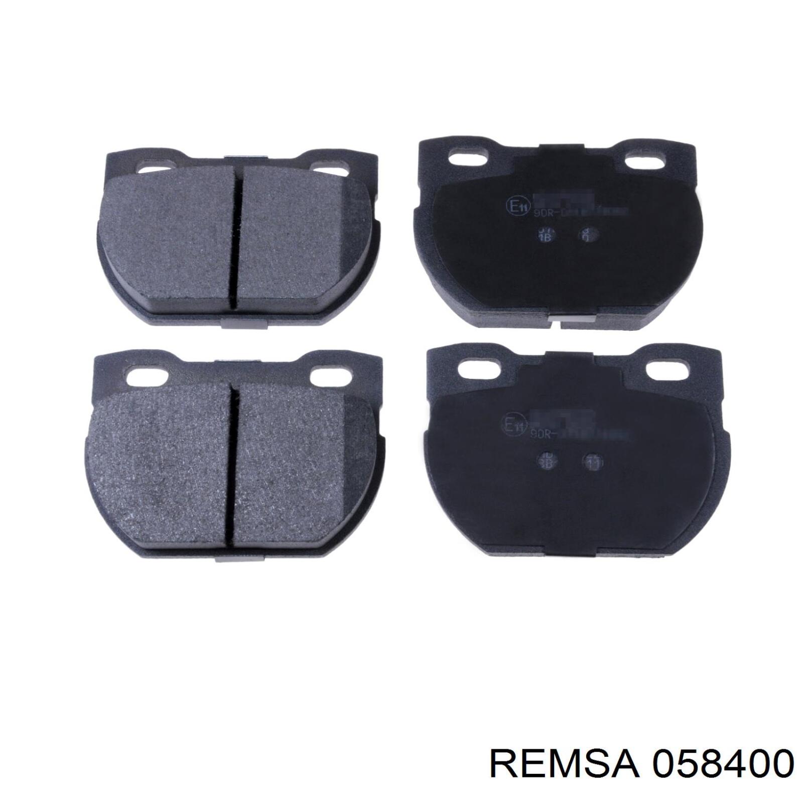 Колодки дисковые  Remsa 058400 цена, от 24.60 USD