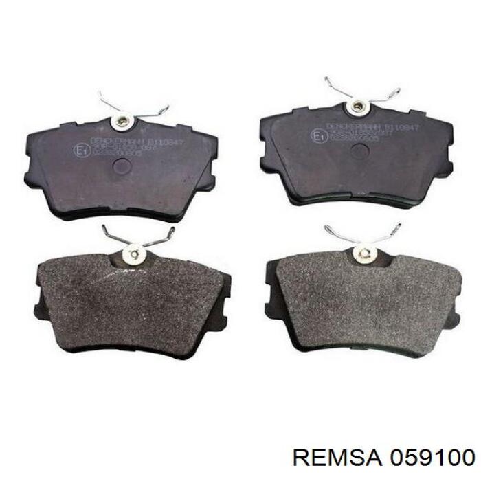 Задние дисковые колодки Remsa 059100
