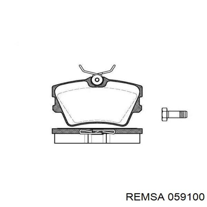 Колодки дисковые  Remsa 059100 цена, от 17.98 USD