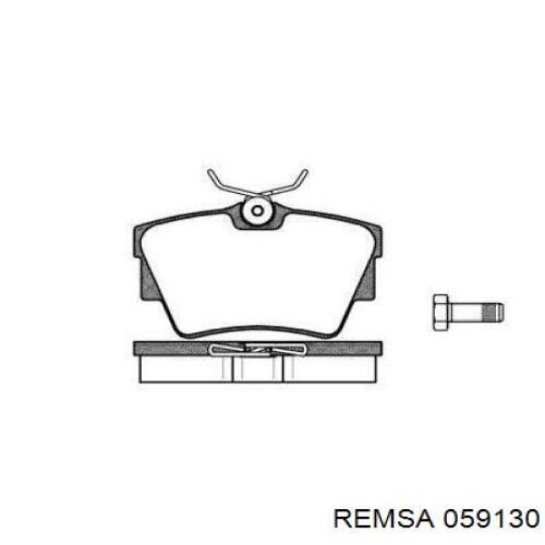 Купить 059130 Remsa Колодки тормозные задние, дисковые