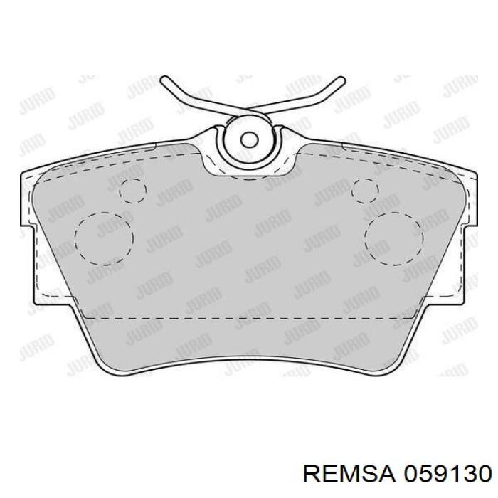 Купить 059130 Remsa Колодки тормозные задние, дисковые