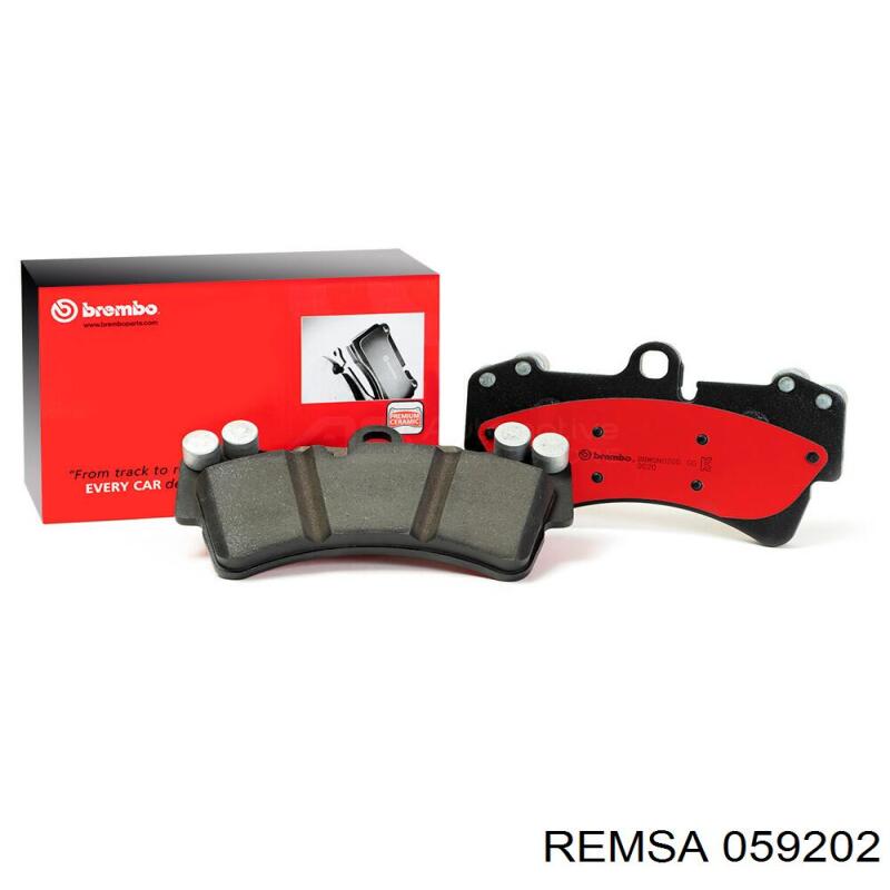 Передние тормозные колодки 059202 Remsa