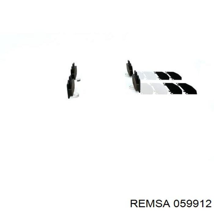 Тормозные колодки Remsa 059912