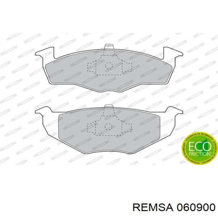 Купить 060900 Remsa Колодки тормозные