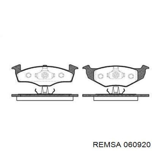 Купить 060920 Remsa Колодки тормозные