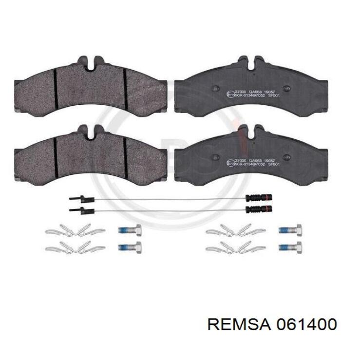 Передние тормозные колодки 061400 Remsa