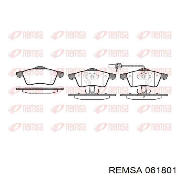 Купить 061801 Remsa Колодки тормозные