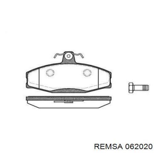 062020 Remsa Колодки передние