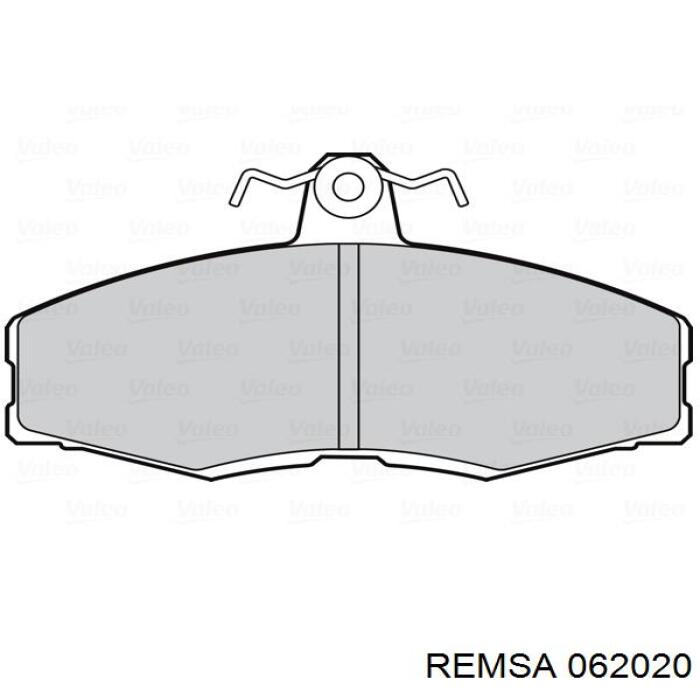 Купить 062020 Remsa Колодки тормозные