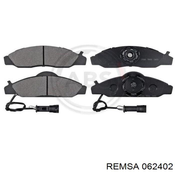 Передние тормозные колодки 062402 Remsa