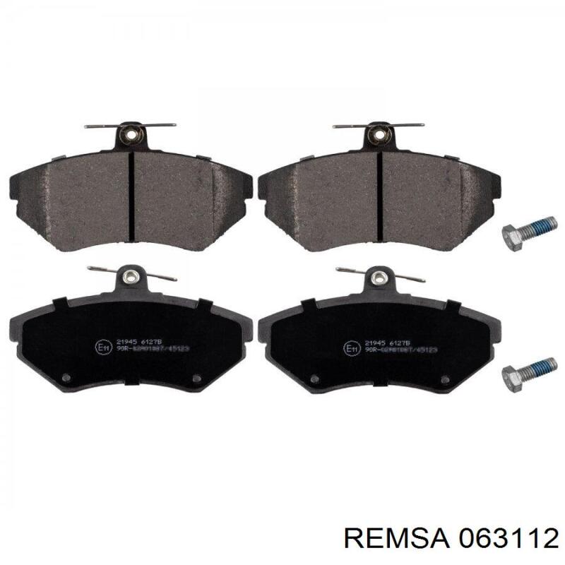 Передние тормозные колодки 063112 Remsa