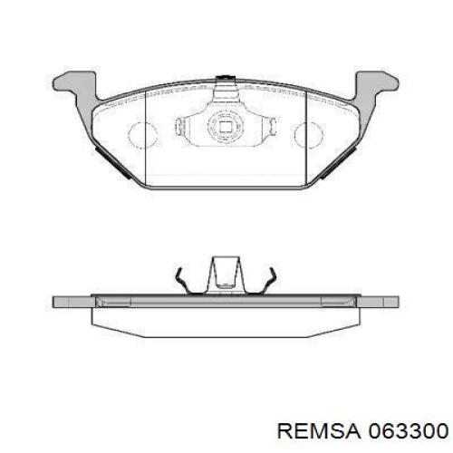 Купить 063300 Remsa Колодки тормозные