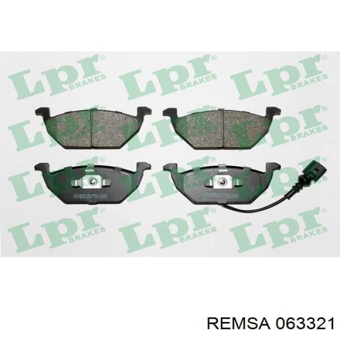 Передние тормозные колодки 063321 Remsa