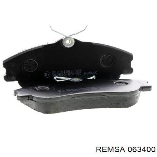 Передние тормозные колодки 063400 Remsa
