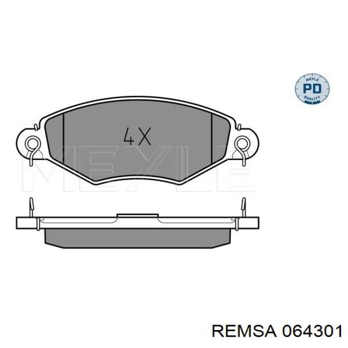 Колодки Remsa 064301 цена, от 24.80 USD