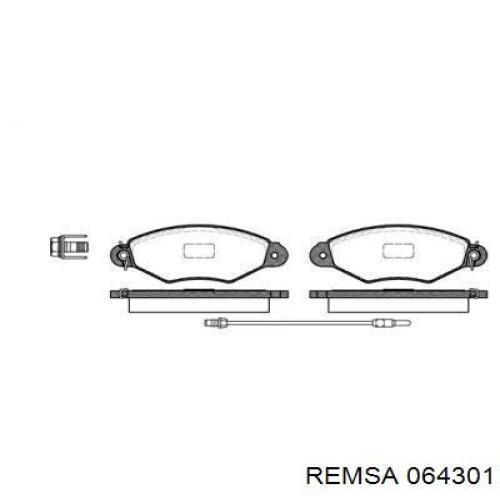 Купить 064301 Remsa Колодки тормозные