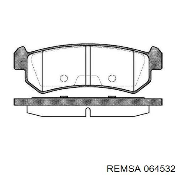 064532 Remsa Колодки передние