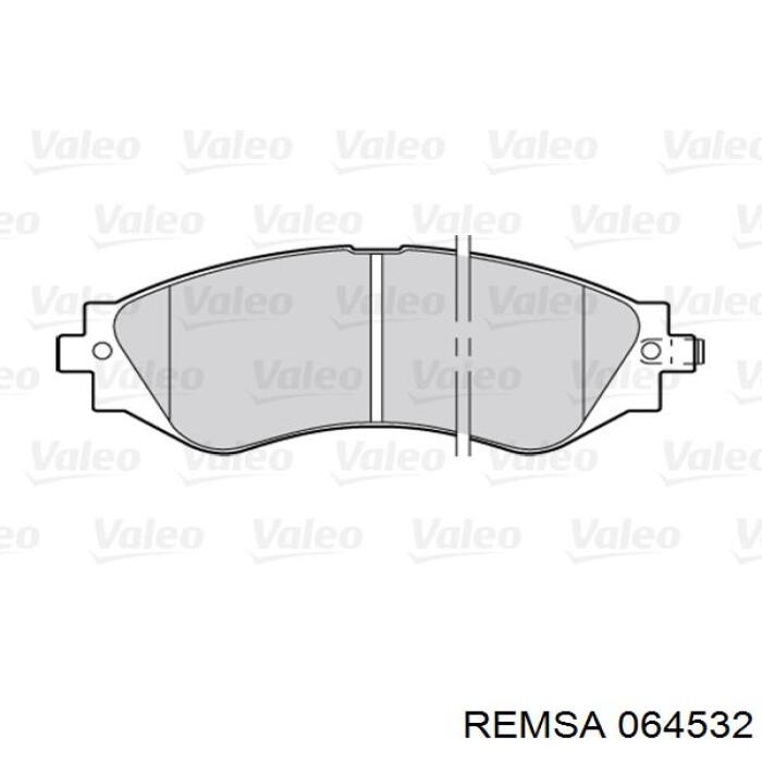 Купить 064532 Remsa Колодки тормозные