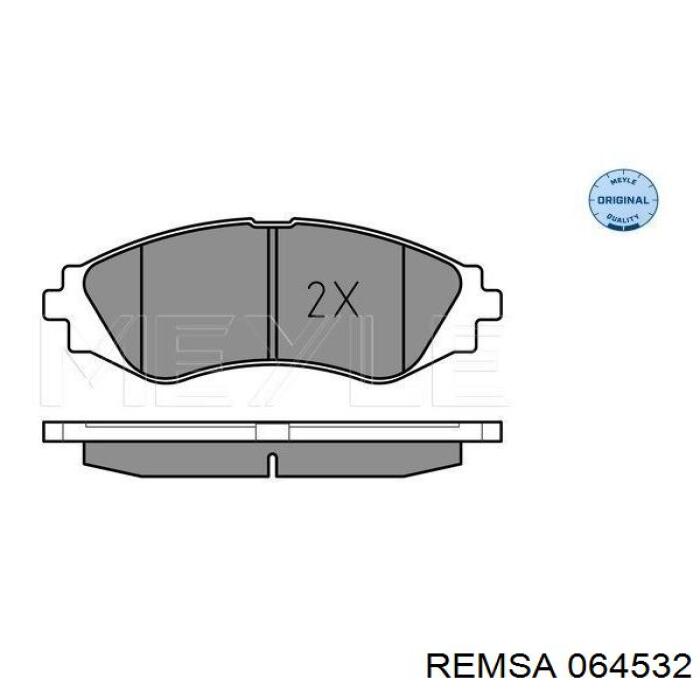 Купить 064532 Remsa Колодки тормозные