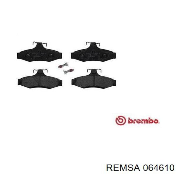 Купить 064610 Remsa Колодки тормозные задние, дисковые